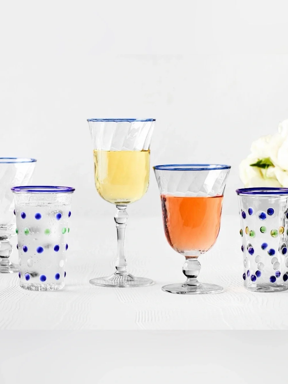 Williams Sonoma AERIN Confetti Tumblers Set of 4